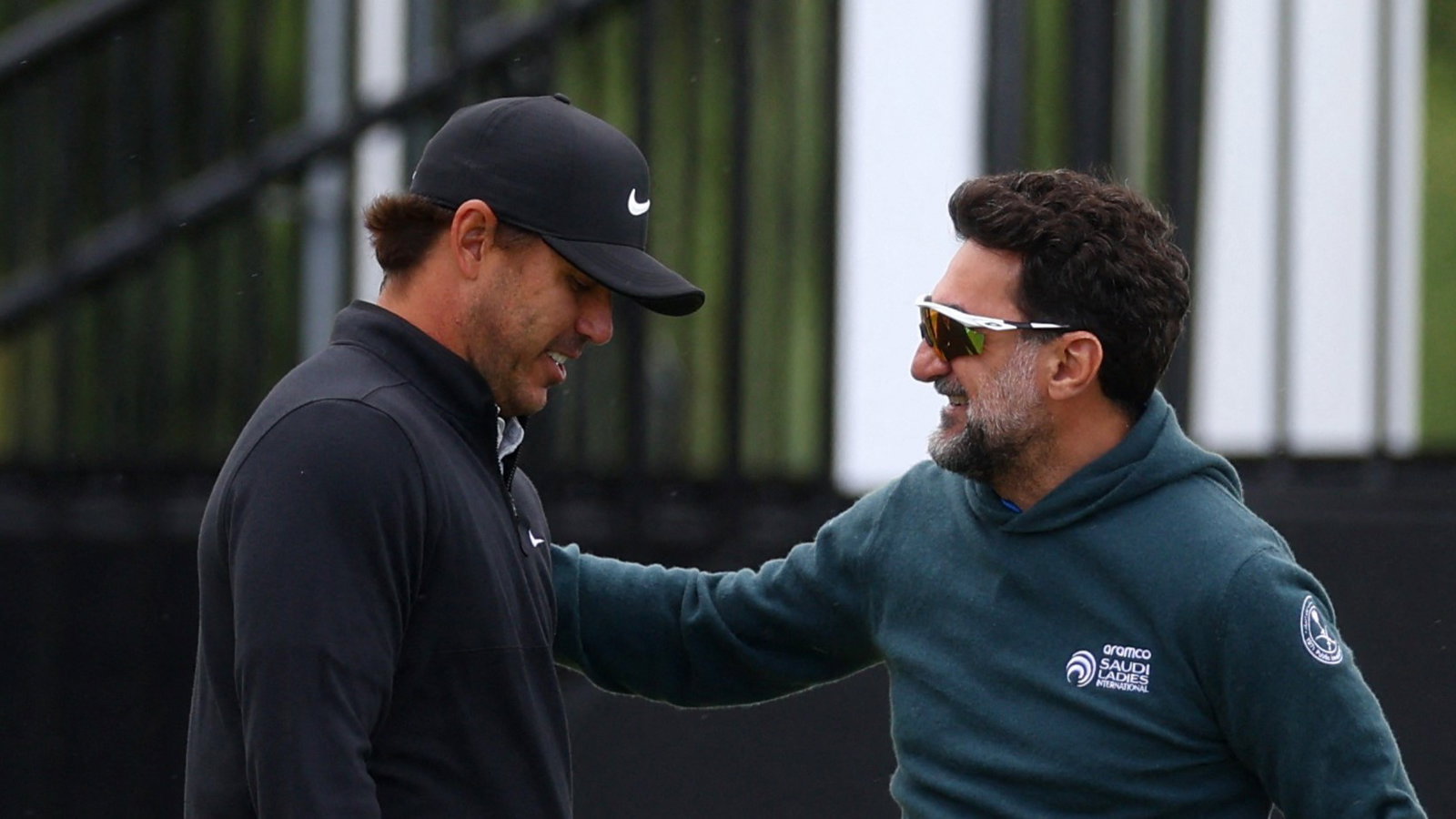 Brooks Koepka and Yasir Al-Rumayyan